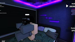 i breed this goth slut in the roblox condo