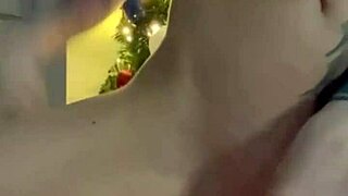 My christmas video featuring solo play with dildo