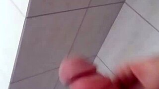 Bathroom Fun With Cumshot And Masturbation In Bisexual Scene