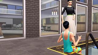 My step mom tricked me into fucking her!