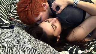 my girlfriend eats my pussy with strapon.