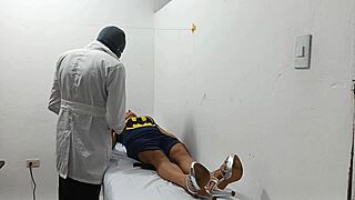 Kinky Doctor's Passionate Office Masturbation