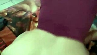 My beautiful stepmother roughly rides me in the living room