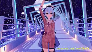 Watch Suisei Dance in 3D Hololive Hentai?