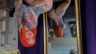 Hypnotic Stripper Dance Reveals Big Tits And Tattoos