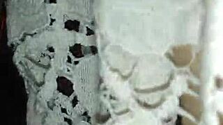 Is ex girlfriend teasing in stockings?