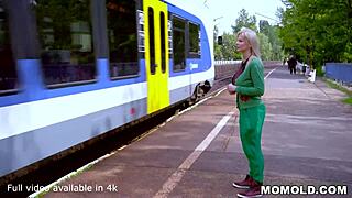 Horny Blonde MILF Nadya Basinger Fucks Babysat Young Guy Hard