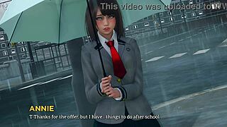 in eternum episode 19, the 3d cartoon hentai features teen characters in a game setting