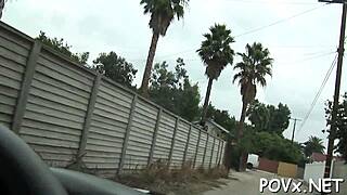 Horny Hottie Sucks Cock