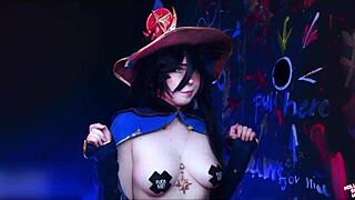 Astrologer Mona’s Glory Hole Fetish in 4K with Mollyredwolf!