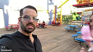 I, artemisia love, had a dirty time with romeo mancini in santa monica, bending over for his cock.