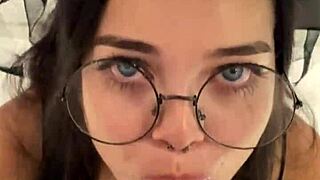 debora prado dressed as witch to deepthroat my monster cock, her blowjob is witchcraft in this couple fantasy.