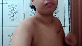 latina pornstar shows small tits and big ass in pov sensual video