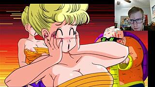 goku's delivery girl service ep 2 with milf blowjob and handjob in kame paradise 😏