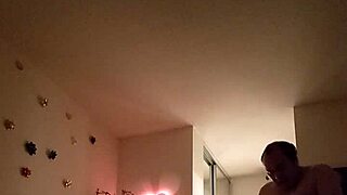 Asian woman visits home in california