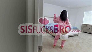 18yo Ginger Step Sis Amber Stark Teases with Pussy and Gets Caught Fucking 😏