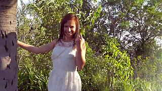 Claudia Rossi and roommate share cock, swallow jizz in dorm.