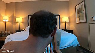 I see cum dripping from hot tatted woman after creampie