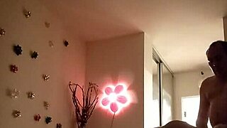 Asian woman visits home in california