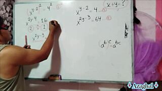 Asian Nerd With Brown Eyes Engages In Erotic Mathematical Fantasies In Bedroom With Amateur Partners