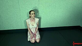 Big ass kinky slut Rebel Rhyder drinks piss enemas after somersaults! 😱