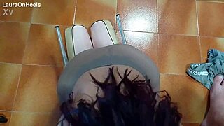 milf in pantyhose gives blowjob preview