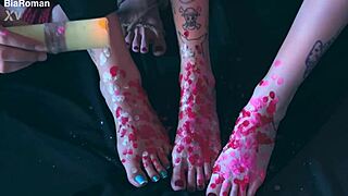 These feet only get excited with kinky games