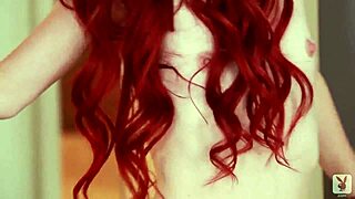 Elle Alexandra's Seductive Strip For Playboy