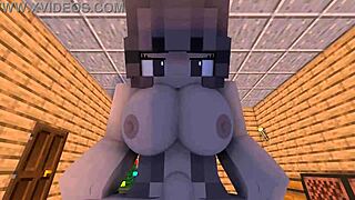 Sweet Christmas evening with ex in Minecraft animation! 🎅