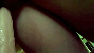Morena Rabuda Sitting On Huge Vibrator Moaning And Cumming A Lot