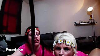 british tag team black cock bj with skyler squirt and crystal smith short version.