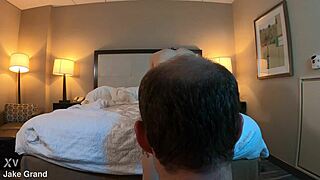 I see cum dripping from hot tatted woman after creampie