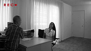 I watch Nikki slurp Chris's big cock