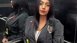 Girlfriend experience from mall to parents' house