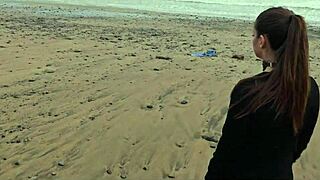 Beautiful Italian Babe Silvia Soprano Dominated Roughly On The Beach In Norway In A Cinematic Adventure With Hard Slapping Spitting And Kinky Play