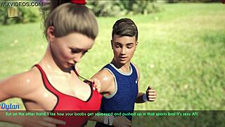 i saw a wife and stepmother jogging together