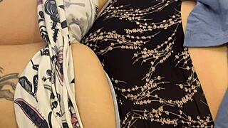 Let stepbrother play with my pussy?