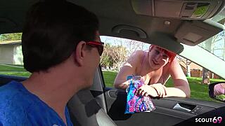 first assfuck for redhead teen by old guy in roleplay