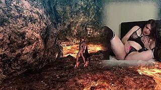 lovense connected gaming sexy bimbo plays bayonetta episode 5