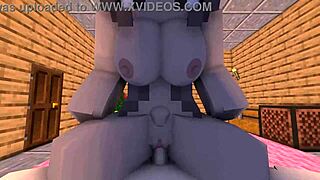 Sweet Christmas evening with ex in Minecraft animation! 🎅