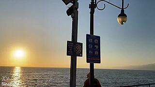 I, artemisia love, had a dirty time with romeo mancini in santa monica, bending over for his cock.