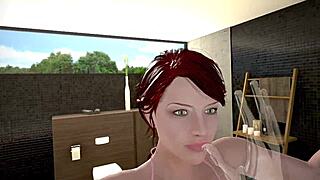 I take a shower in the new trailer