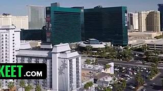 big tits intern tied up and anal fucked rough in bondage