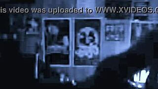 Fucking a bent-over milf doggystyle at home