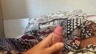 Hot Moreno Masturbates Huge Cock In Bedroom!