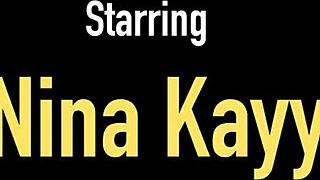 blonde nina kayy riding her huge dildo by the pool is so hot!