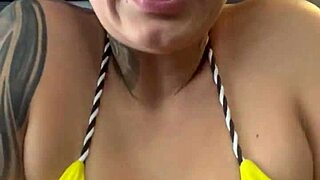 Sweaty Blonde With Big Tits Gets Wet Pussy At Copacabana Beach Gym
