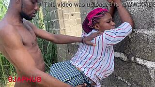 Exploring the physique of a naughty African MILF