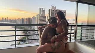 I enjoy fucking at sunset in cowgirl position