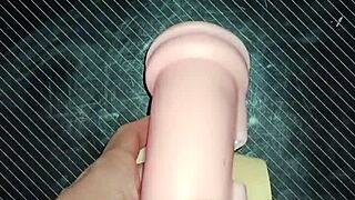 Kissy and Dolly's trio ends with tits fucking.